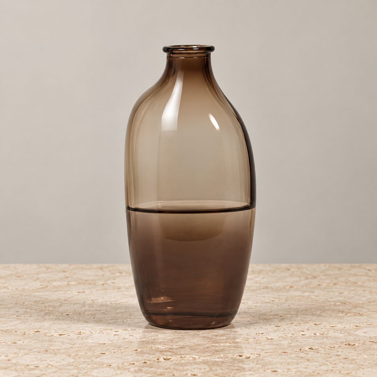 Minimal Chic | Bruin Getinte Vazen Glas