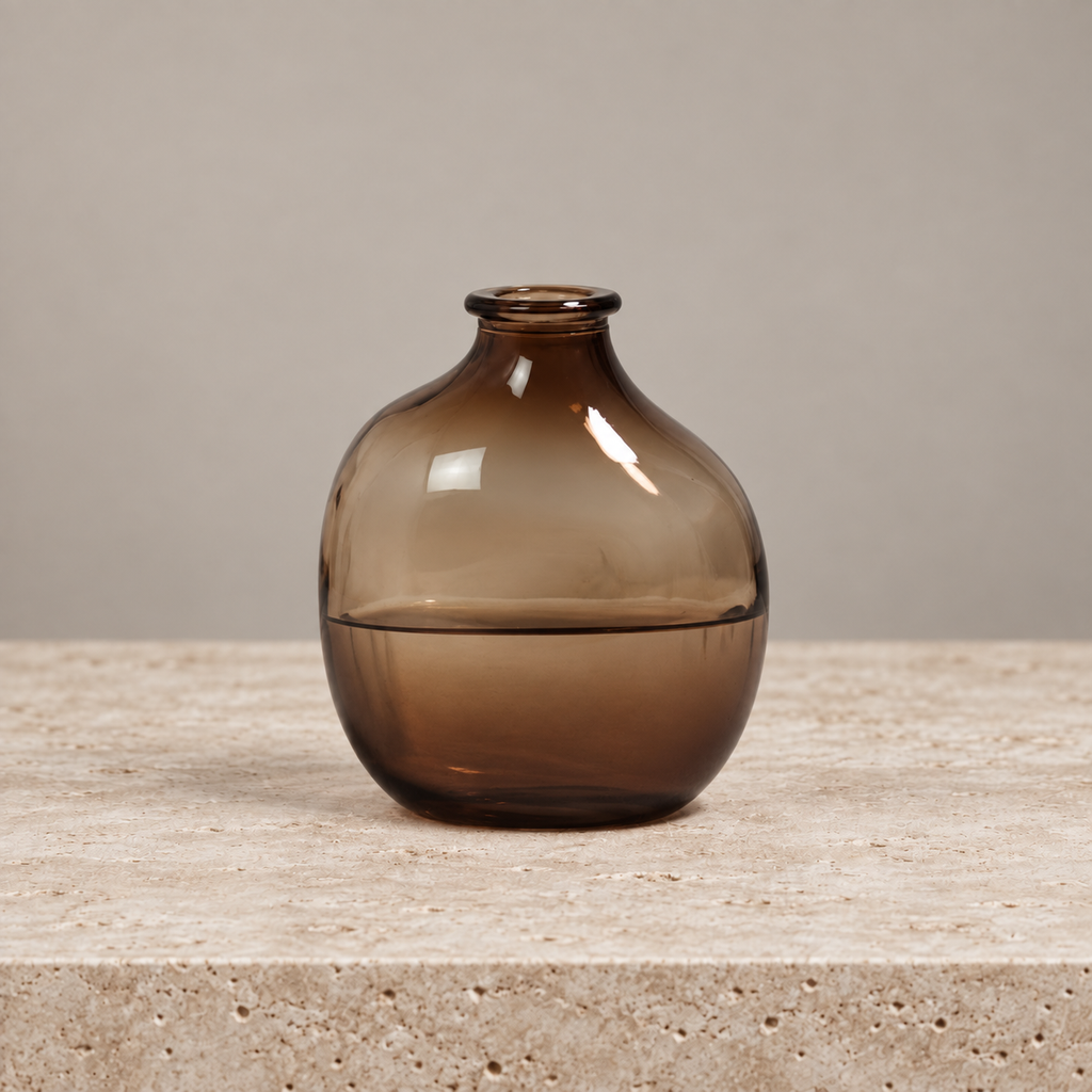 Minimal Chic | Bruin Getinte Vazen Glas