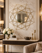 Milano Gold | Geometrische Wandspiegel