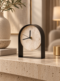 Solenne | Tavertine Desk Clock